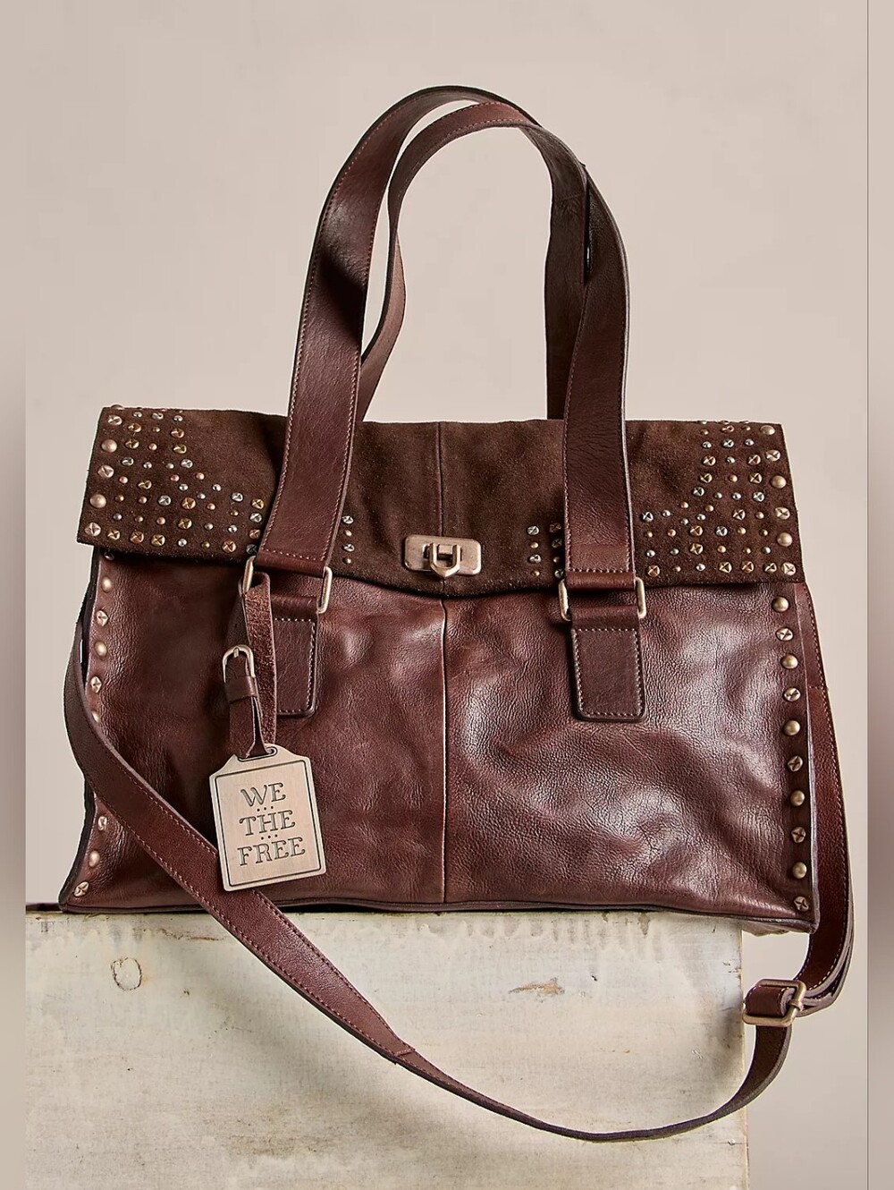 Free People We The Free Shay Stud Tote - Picture 2 of 16